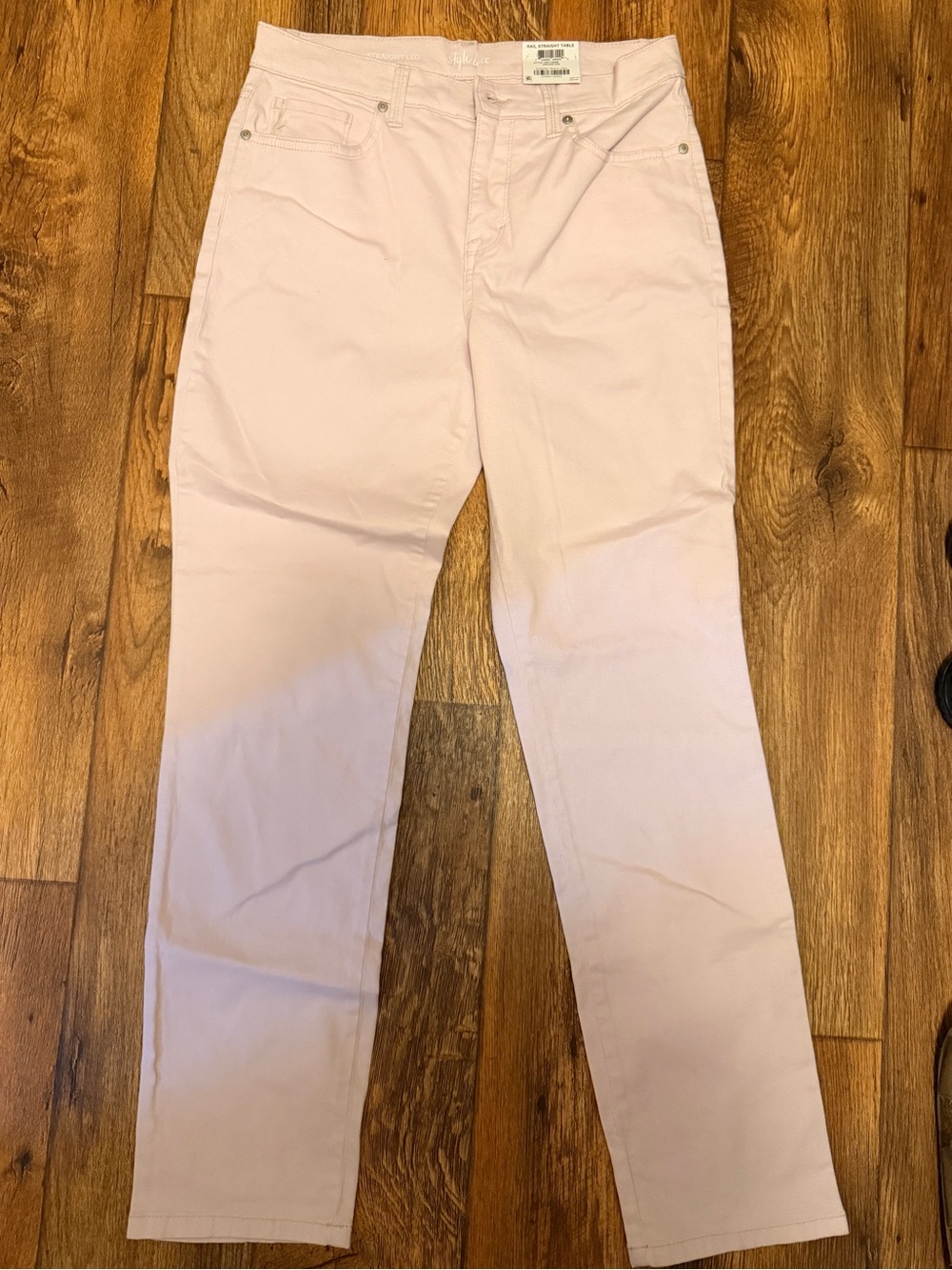 Womens Lilac Straight Fit Pants
